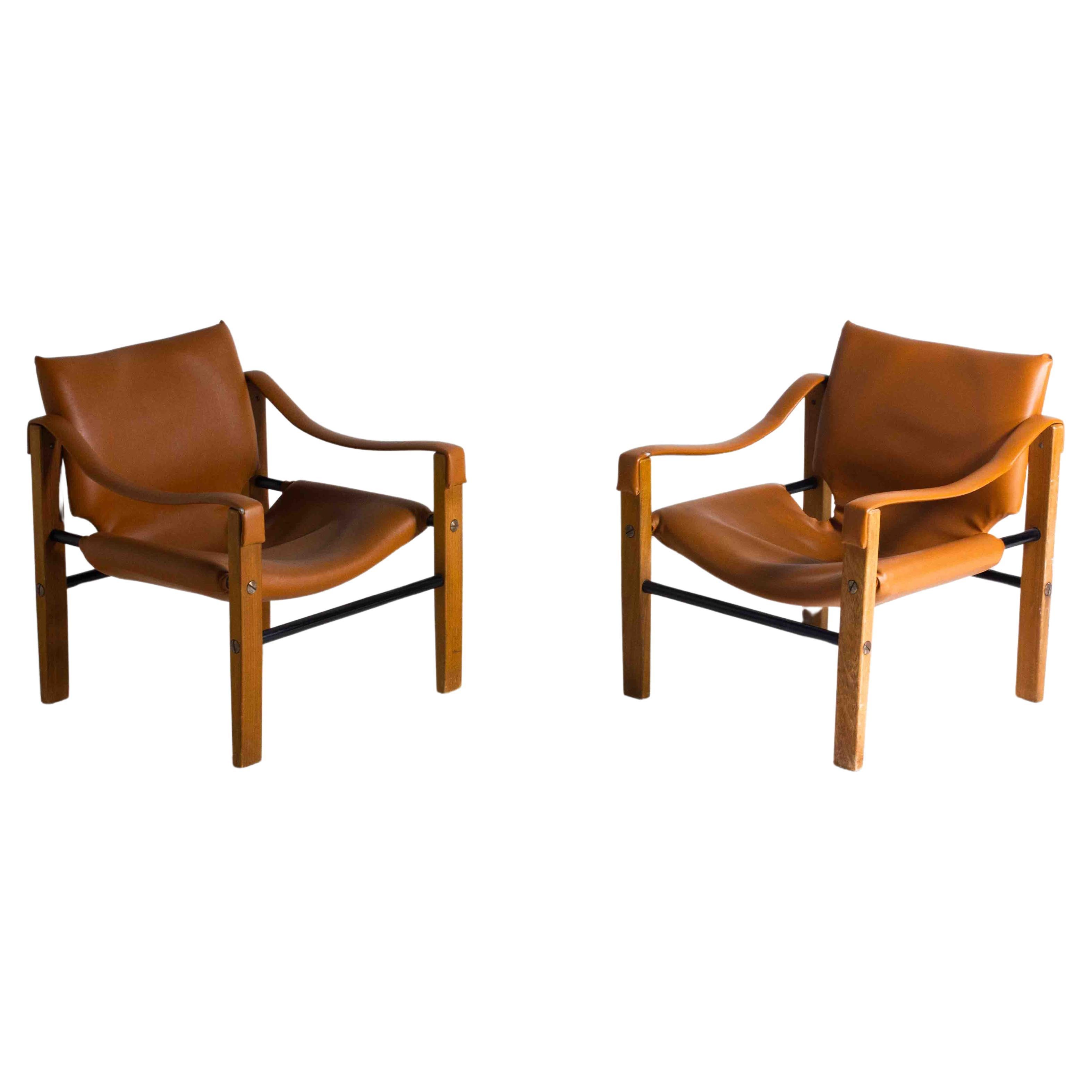 Set of Arkana safari chairs by Maurice Burke, Scotland 1970s