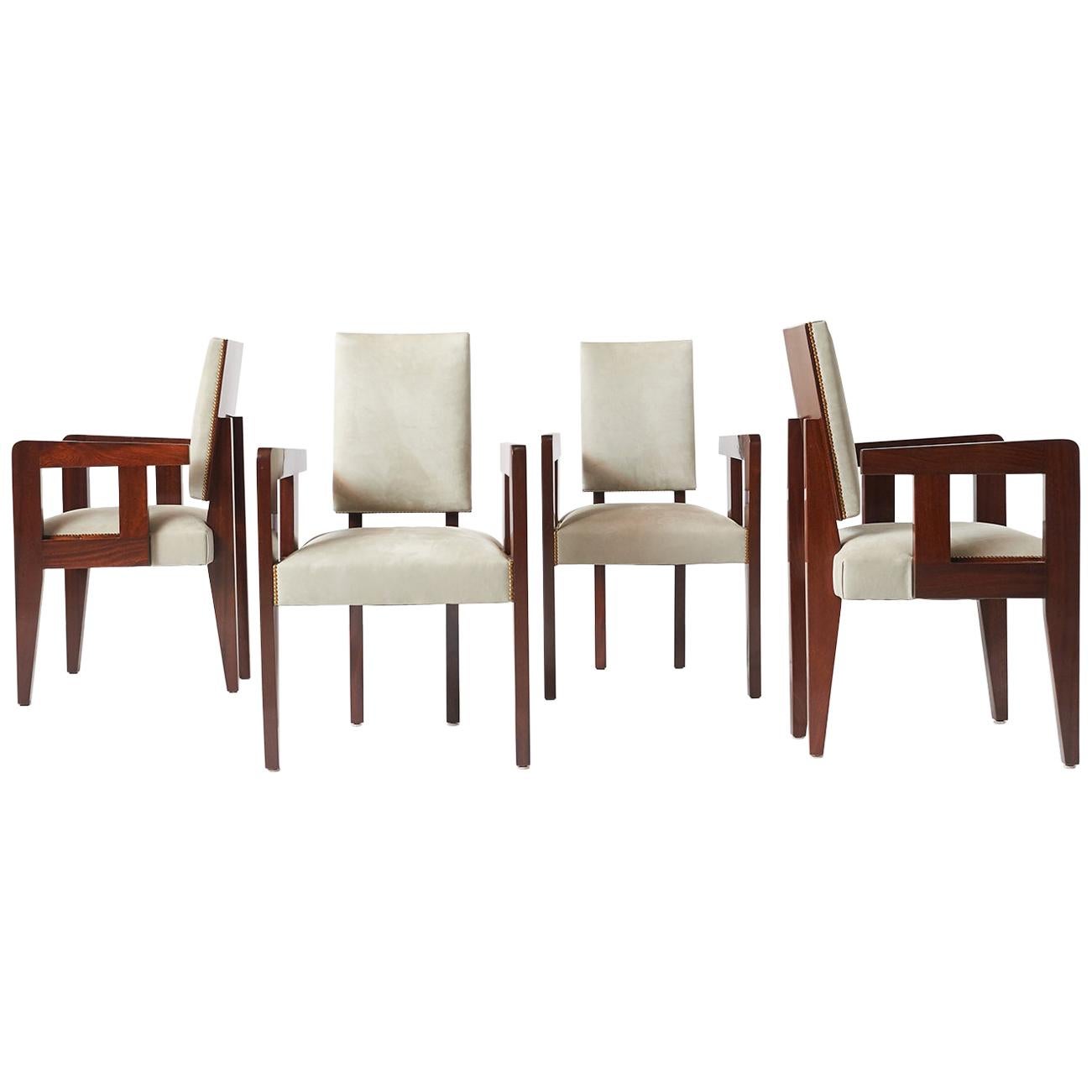 Set of Armchairs by Andre Sornay
