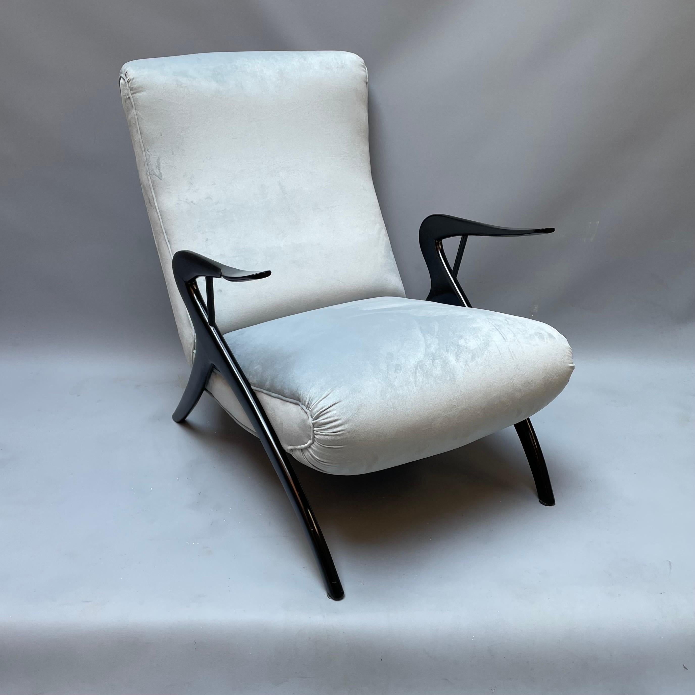 Mid-20th Century Set of Armchairs by Antonio Gorgone, Napoli