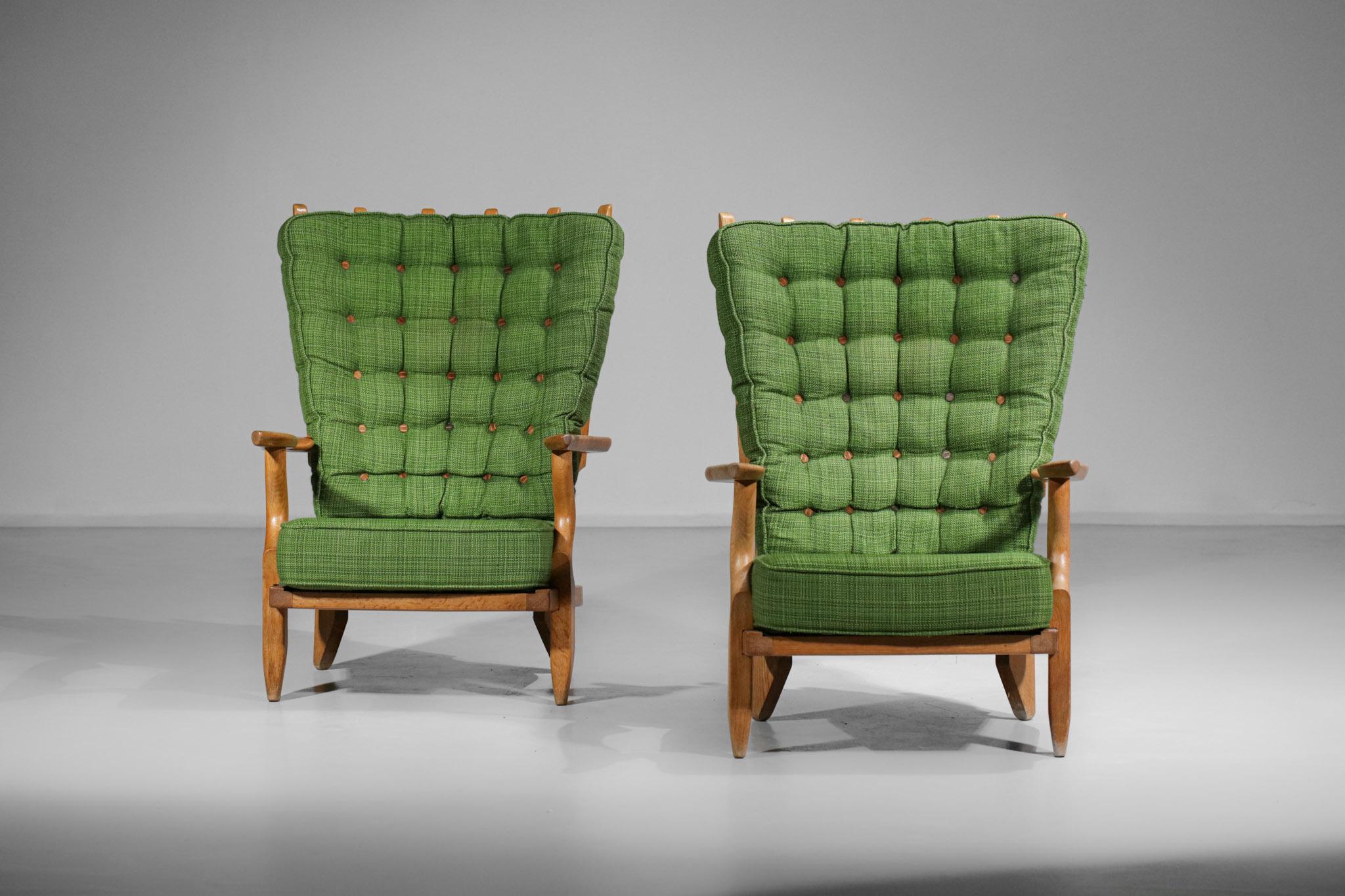 Wool Set of Armchairs 