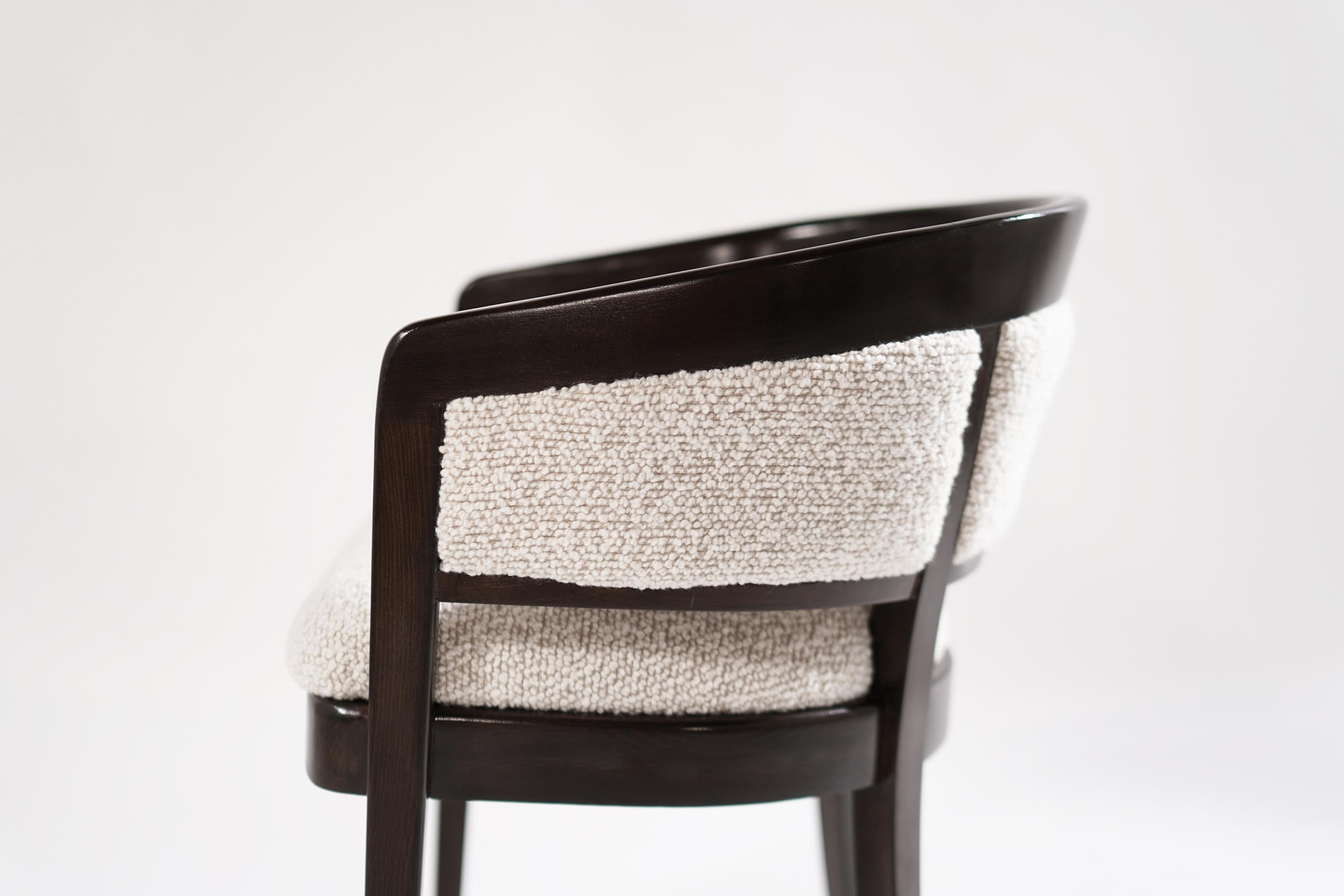 Set of Armchairs in Wool Bouclé by Edward Wormley 2