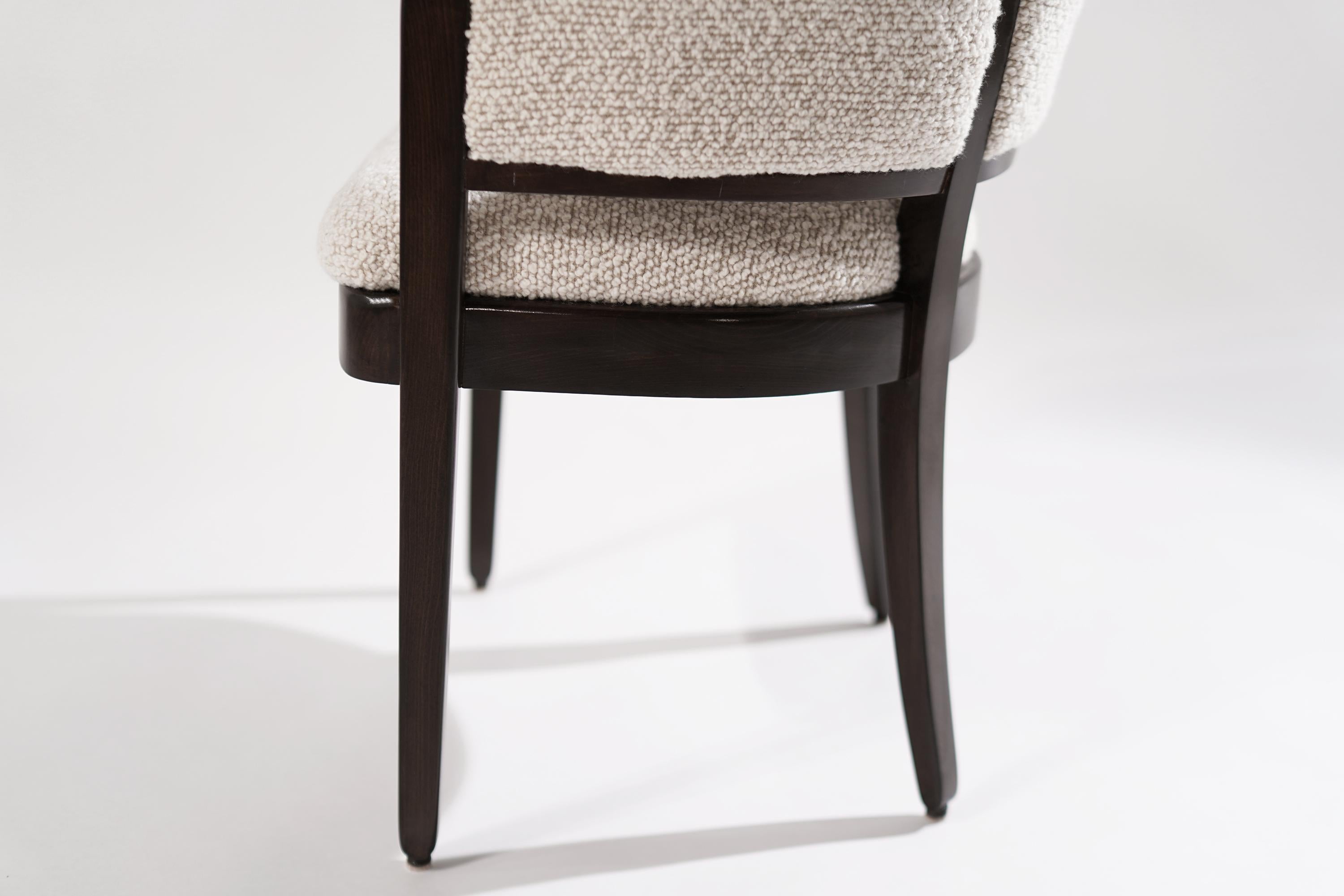 Set of Armchairs in Wool Bouclé by Edward Wormley 3