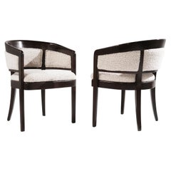 Set aus Sesseln aus Boucl-Woll von Edward Wormley