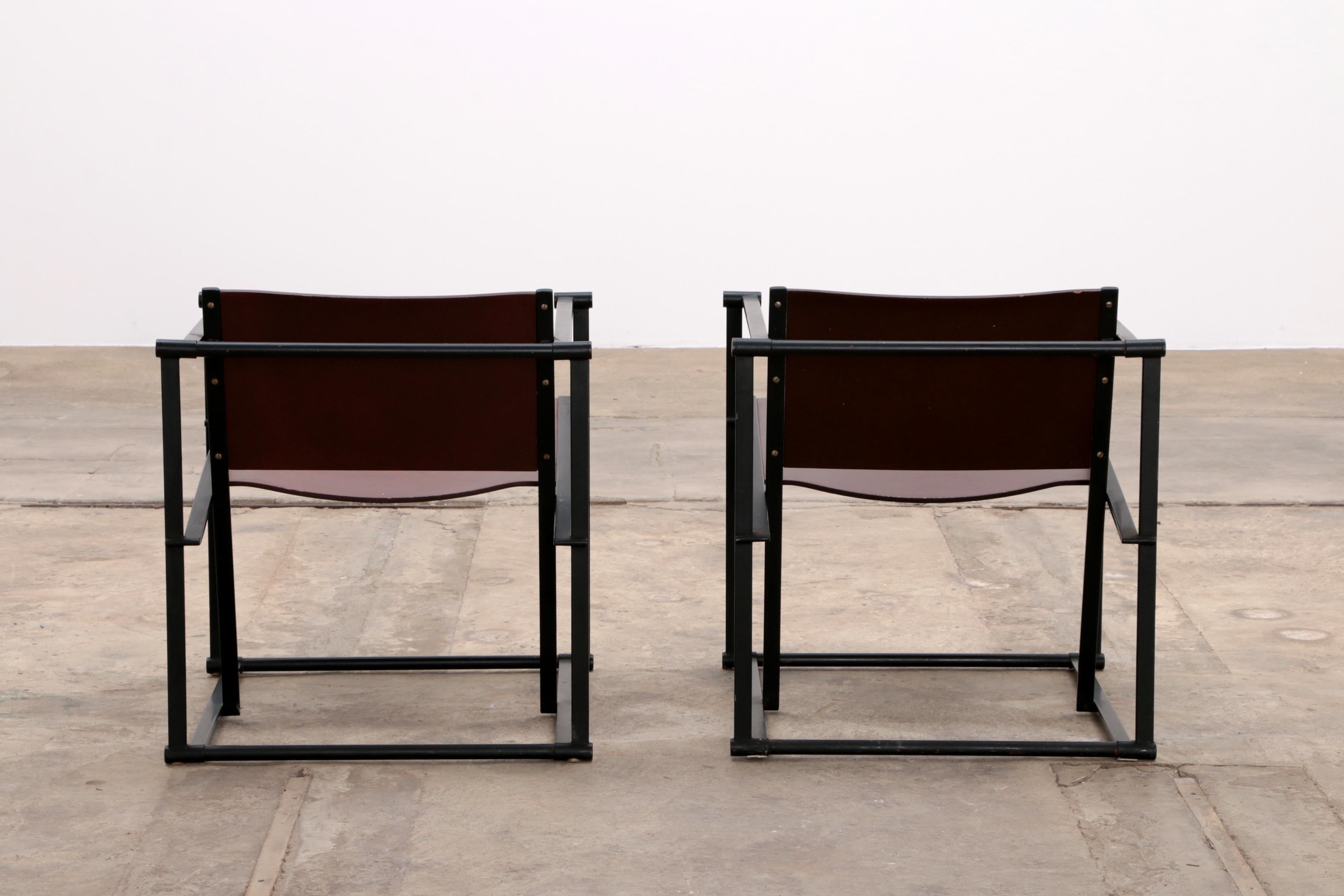Dutch Set of armchairs Pastoe design by Radboud van Beekum Model FM60 