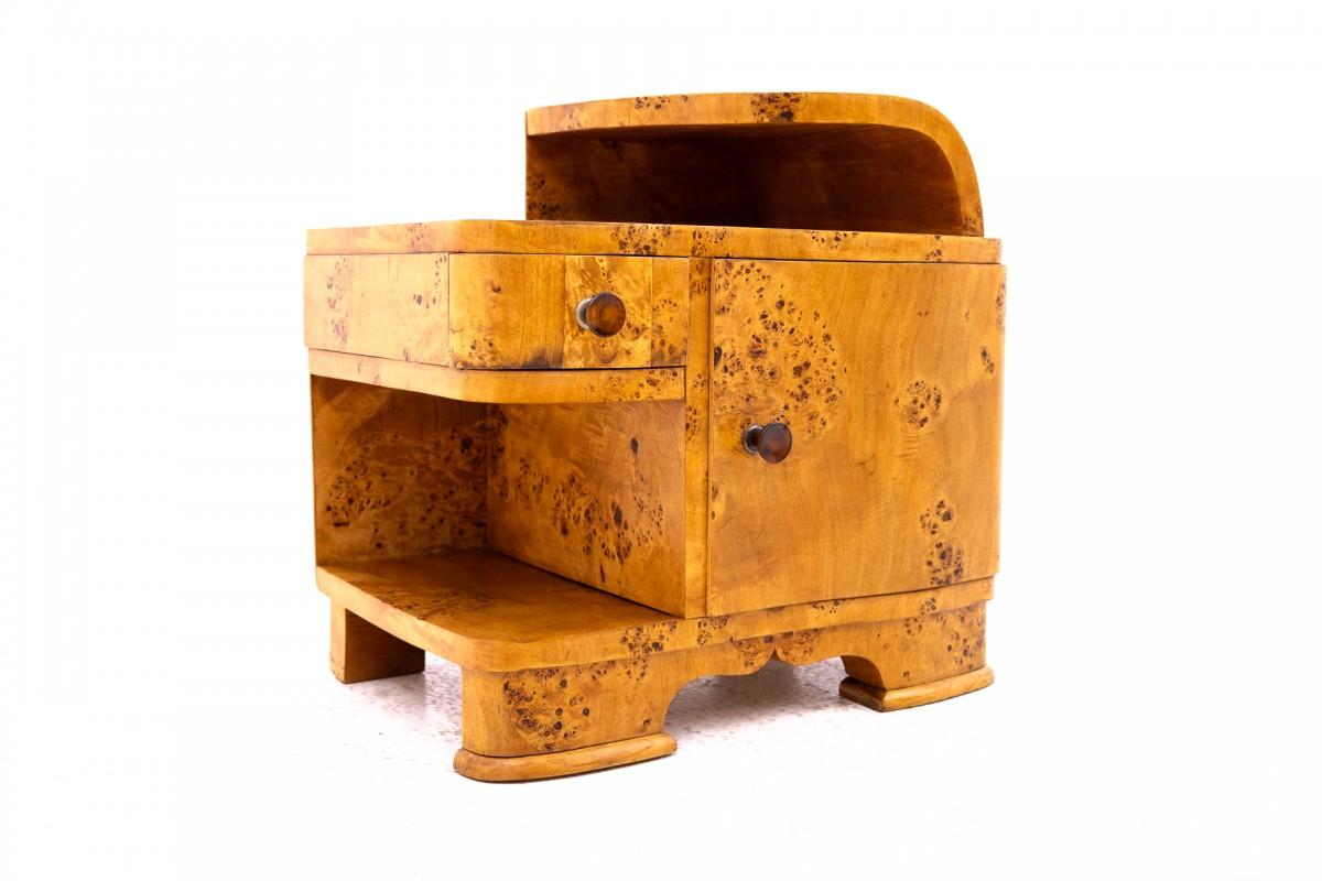 Ensemble de tables de chevet Art déco, Pologne, milieu du XXe siècle. en vente 2
