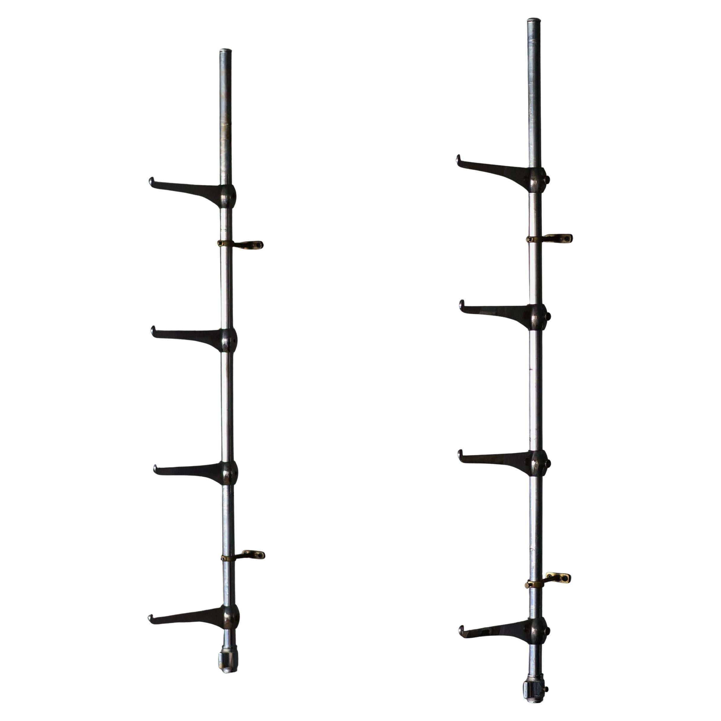 Set of Art Deco Brackets for Glass Shelves – Refined Architectural Elegance For Sale