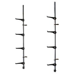 Set of Art Deco Brackets for Glass Shelves – Refined Architectural Elegance