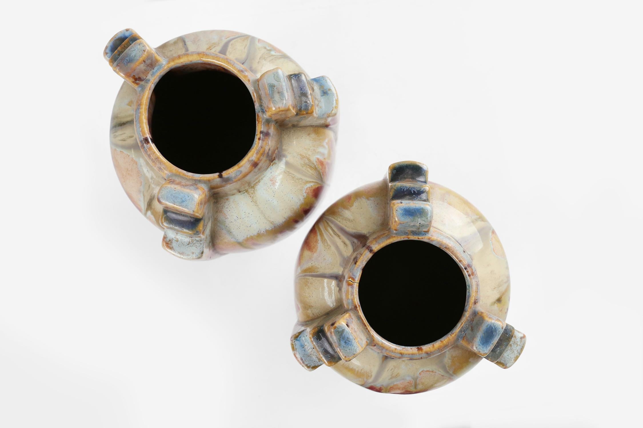 Set di vasi in ceramica Art Deco 1930 in vendita 3