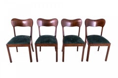 Satz Art-Déco-Stühle, Polen, 1930er Jahre.