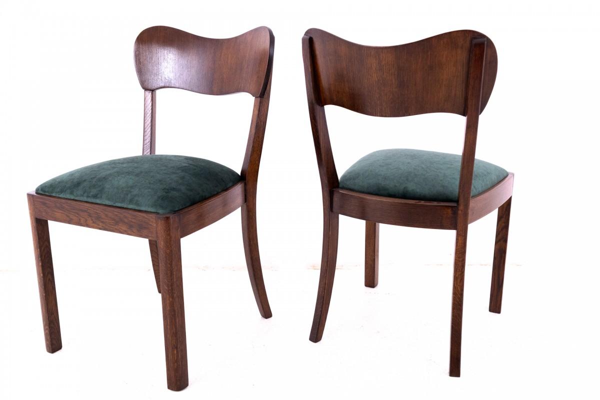 Satz Art-Déco-Stühle, Polen, 1930er Jahre. (Polnisch) im Angebot