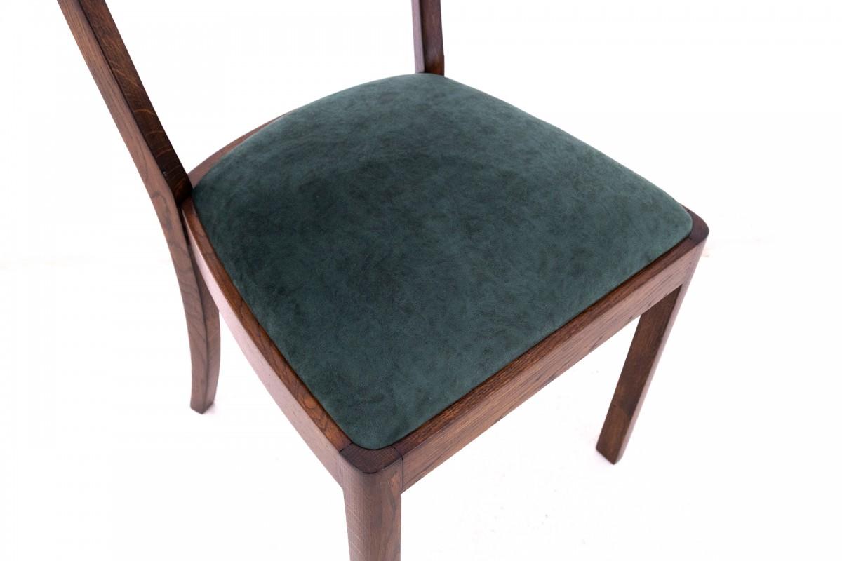Satz Art-Déco-Stühle, Polen, 1930er Jahre. im Angebot 1