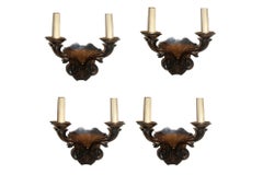 Set of Art Deco Copper Sconces, Sold in Pairs