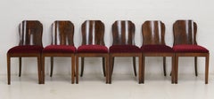 Set of Art Deco Dining Room Chairs from 1925