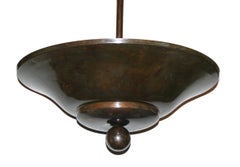 Set von Art-Déco-Leuchten aus patinierter Bronze, einzeln verkauft