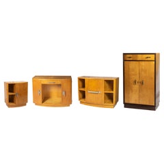 Set von Art-Déco-Raummöbeln, (1940- 1944), Portugal