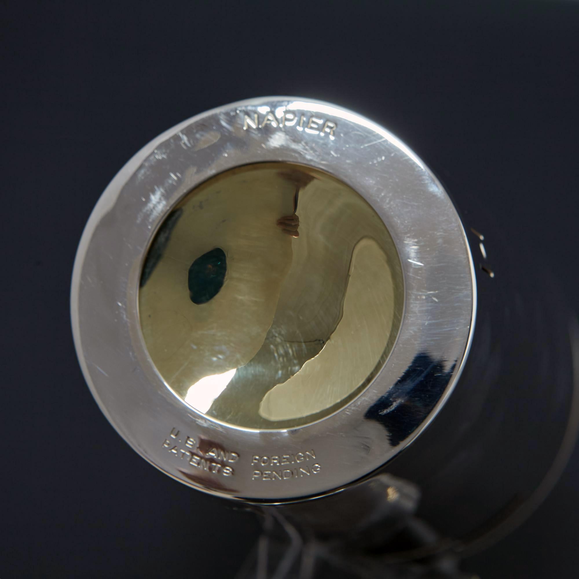 Art Deco silver-plated recipe cocktail shaker 5