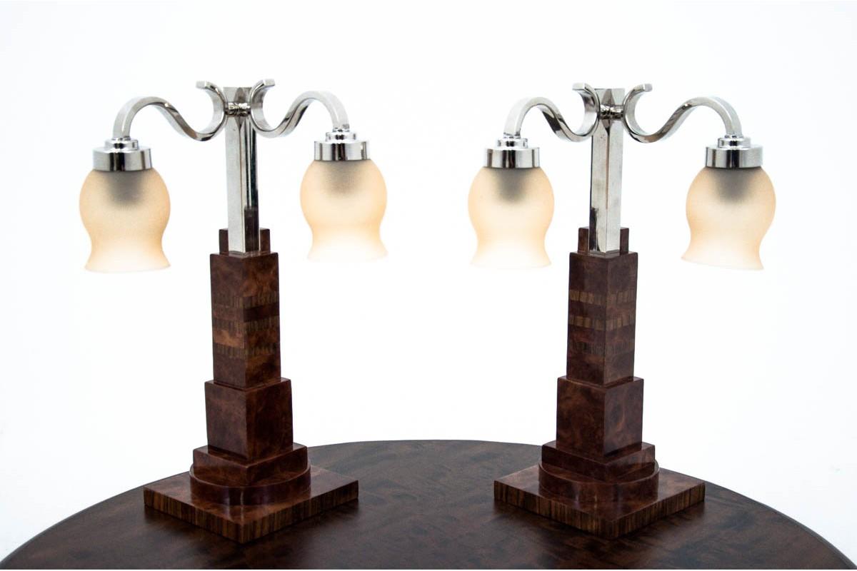 Set of Art Deco Table Lamps 4