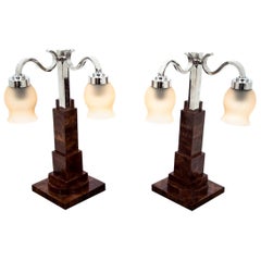 Set of Art Deco Table Lamps