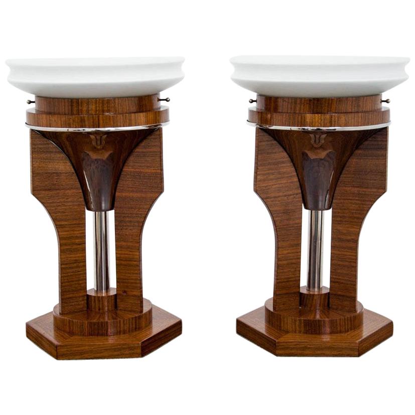 Set of Art Deco Table Lamps
