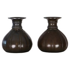 Antique Set of art deco vases by Just Andersen, 1920s, Denmark