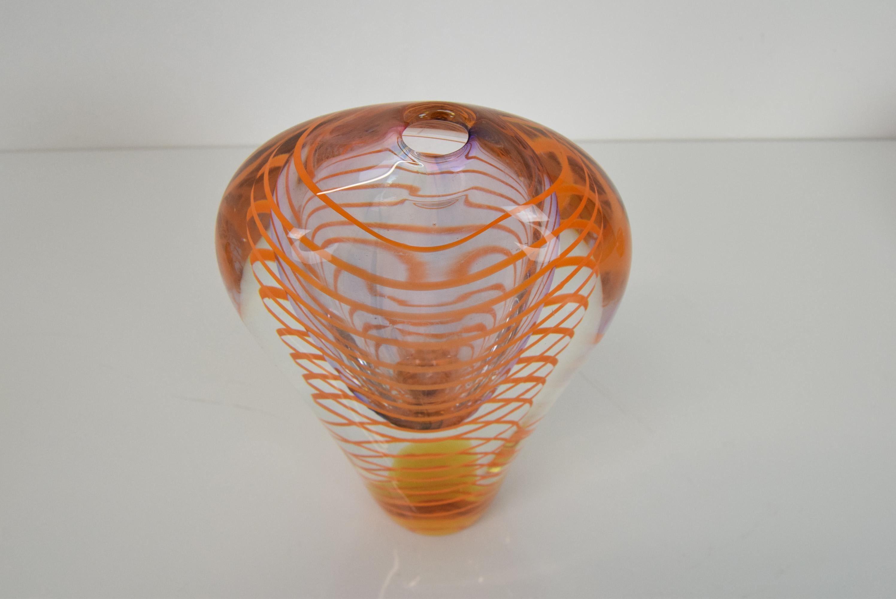 Set of Art Glass by Ivo Rozsypal, Czechoslovakia, 1970's For Sale 4