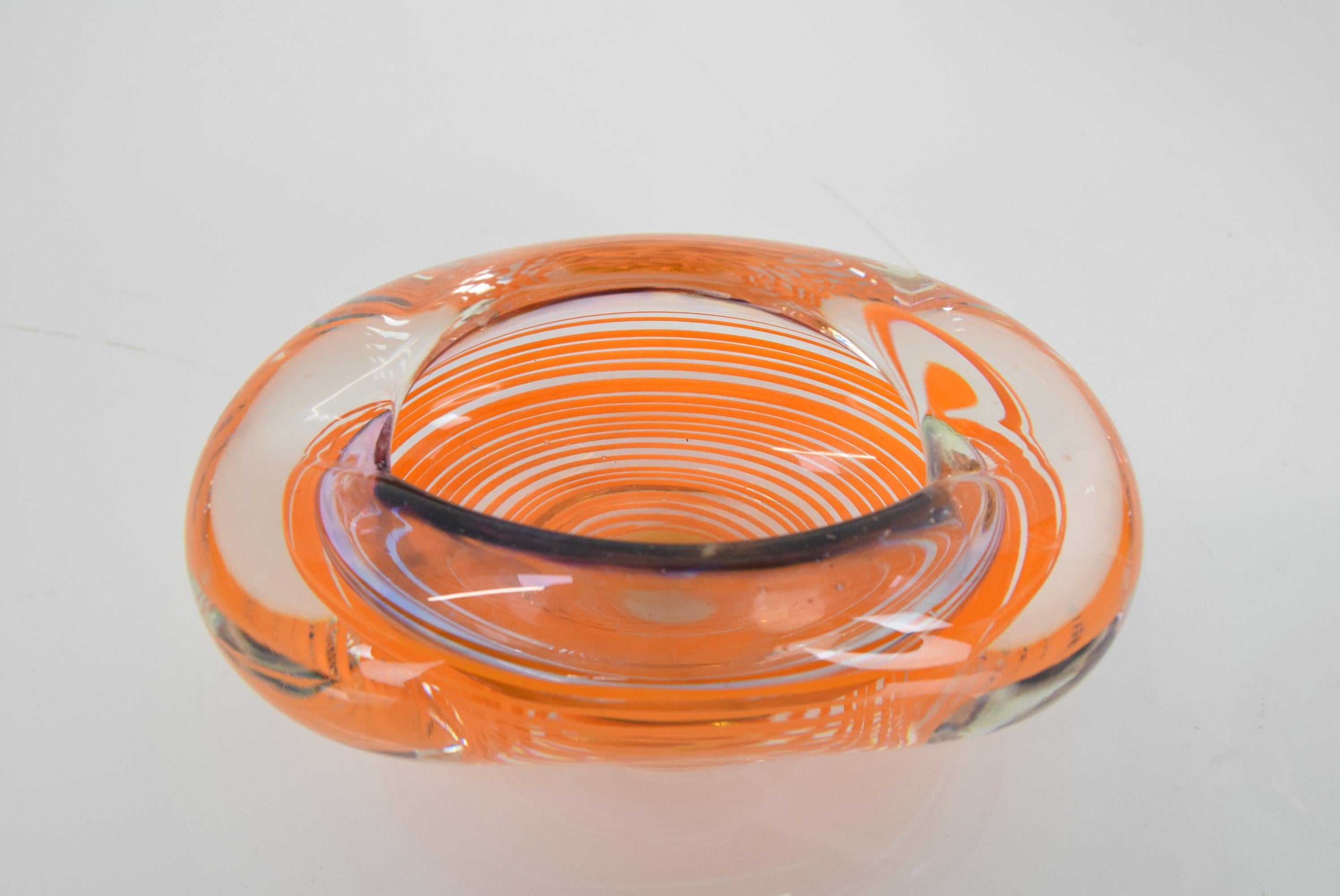 Late 20th Century Set of Art Glass by Ivo Rozsypal, Czechoslovakia, 1970's For Sale