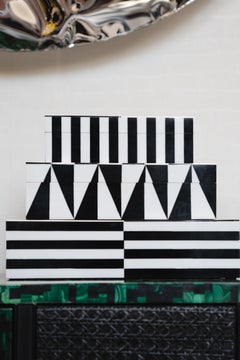Set of Art Lacquer Boxes- Decorative Boxes