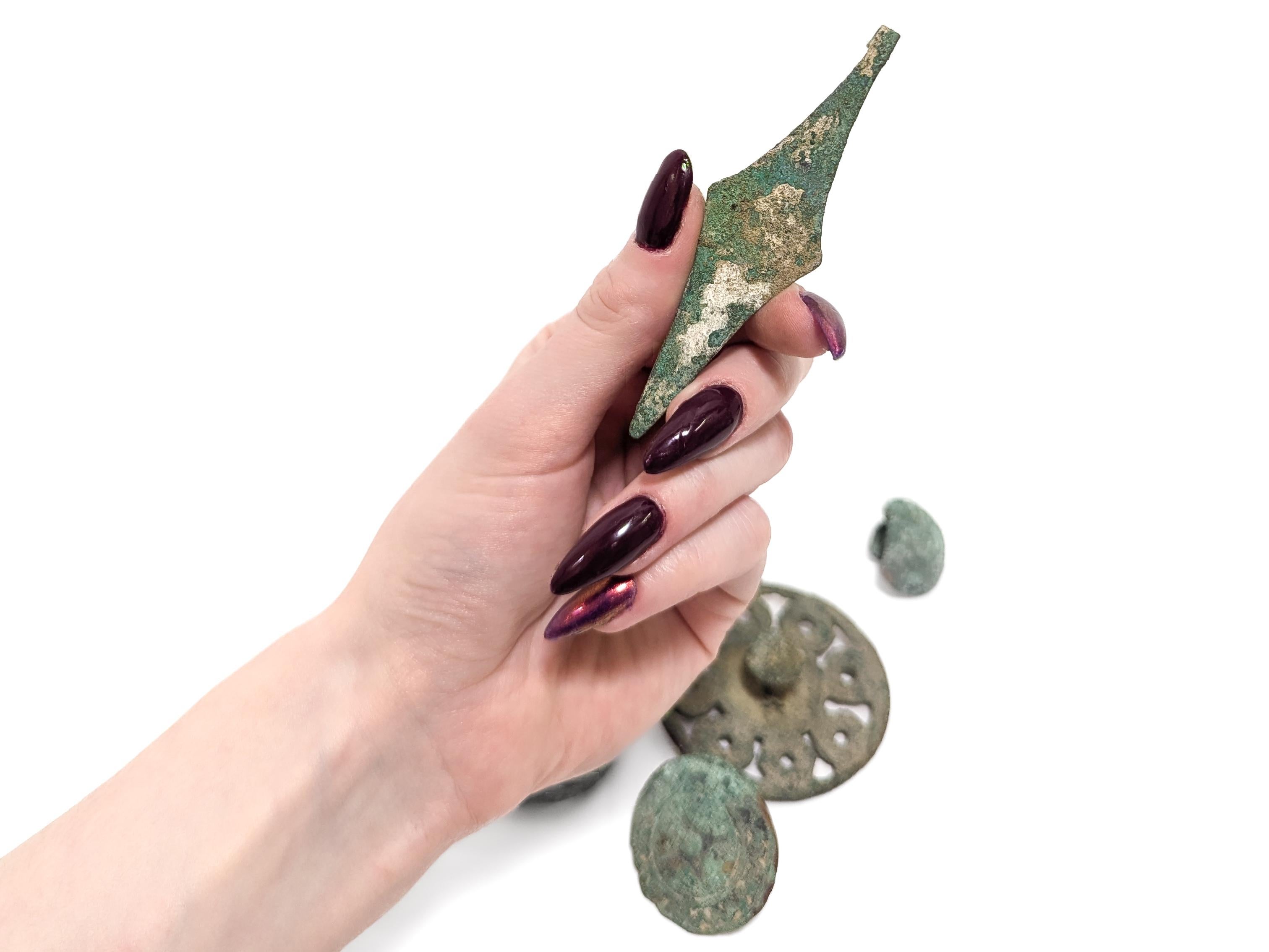 Set of Assorted Ancient Gandharan Bronze Artifacts / Objects For Sale 4