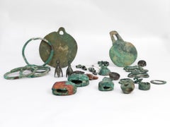Set of Assorted Ancient Gandharan Bronze Jewelry Artifacts