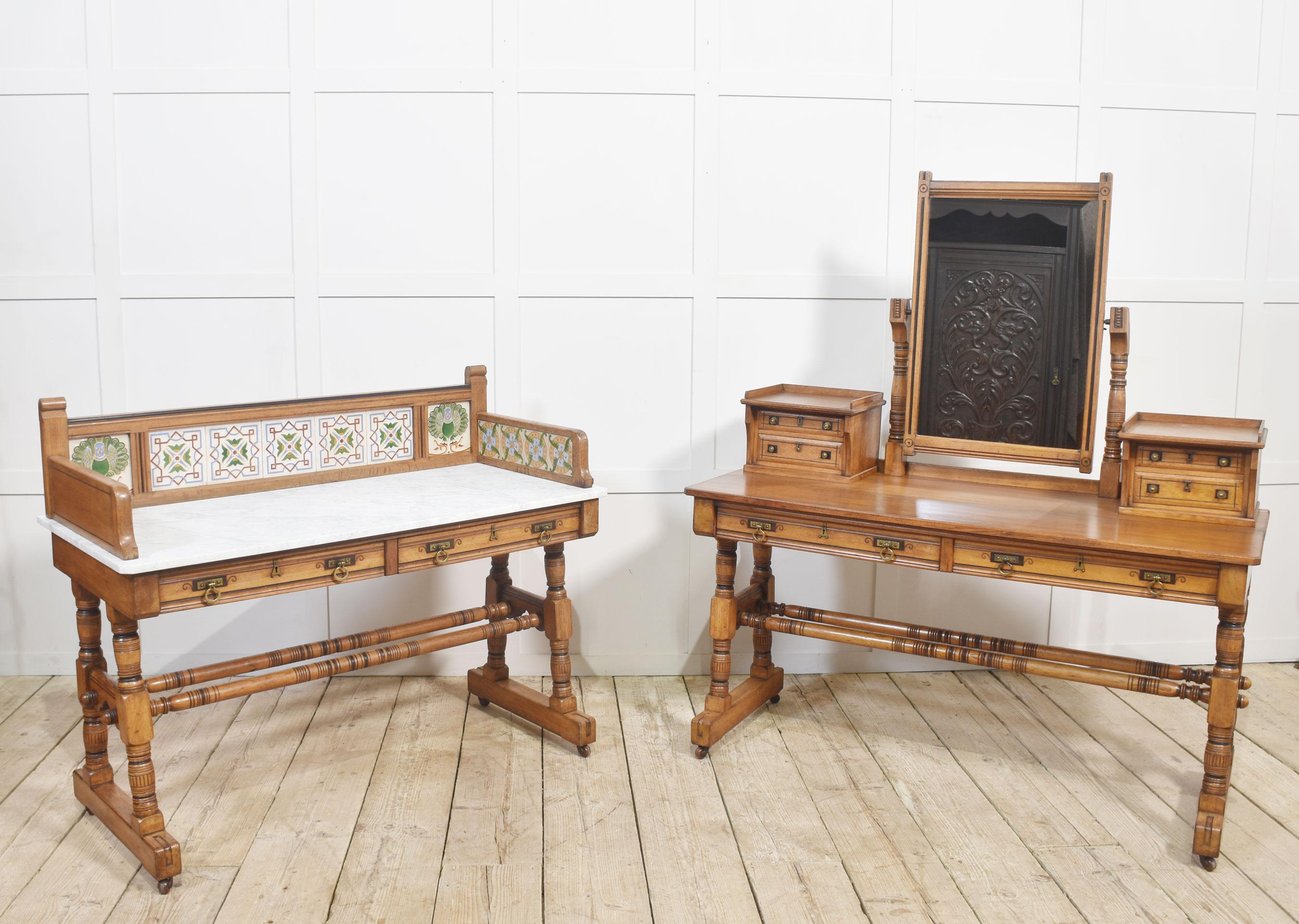 Juego de mesillas de dormitorio Movimiento estético en venta 3