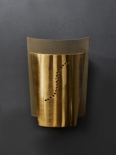 Appliques murales S en laiton brossé Atelje Lyktan