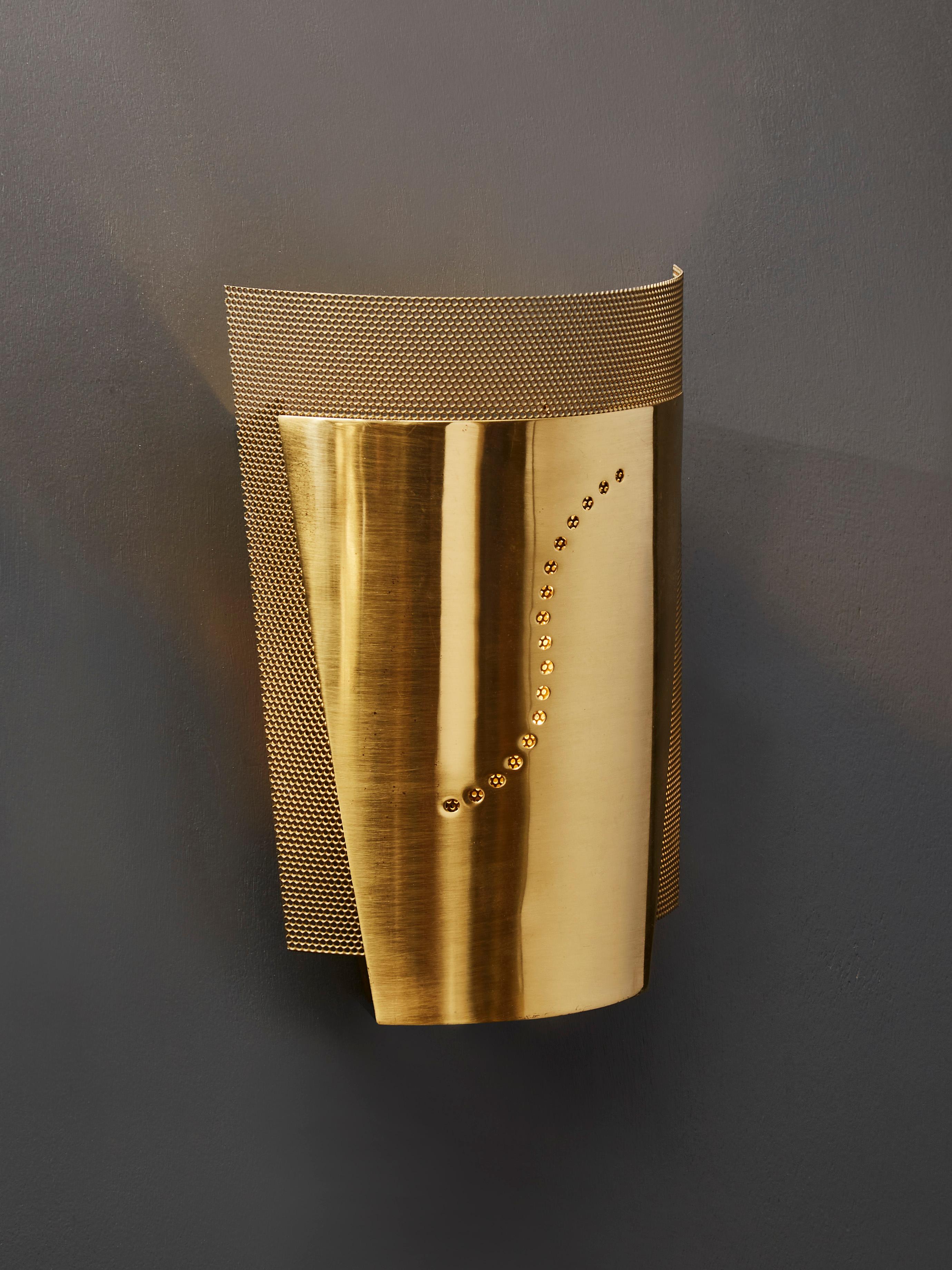Atelje Lyktan Brushed Brass S Wall Sconces In Good Condition For Sale In Saint-Ouen, IDF