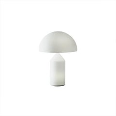Set of 'Atollo' Glass Mid-Century Modern Table Lamp by Vico Magistretti by Oluce