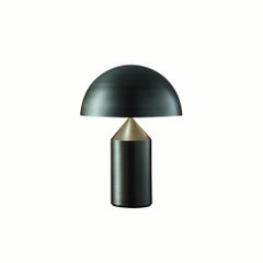 Set of 'Atollo' Medium and Small Bronze Table Lamp Designed by Vico Magistretti