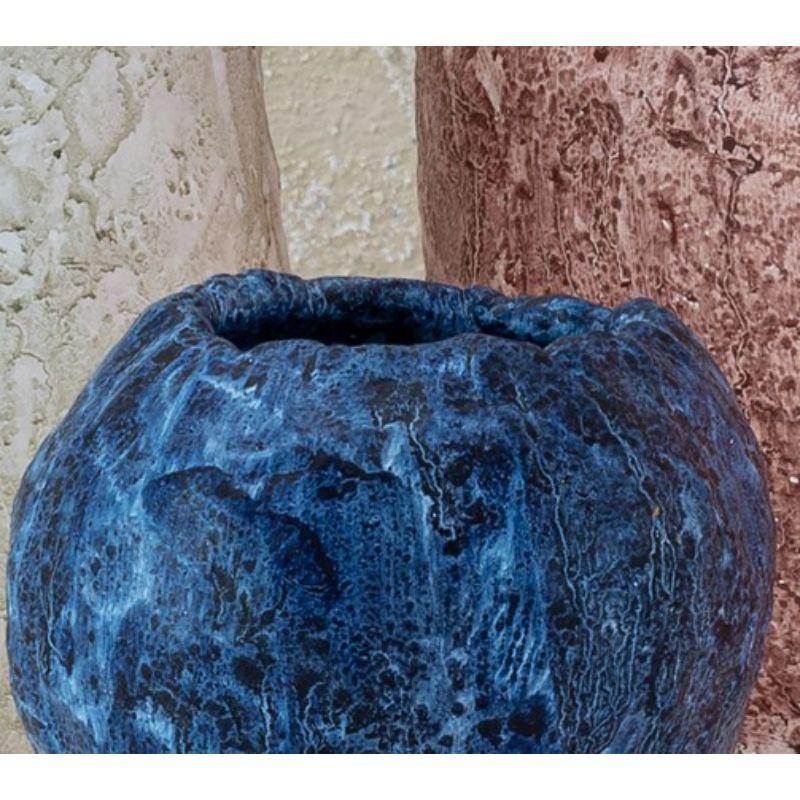 Terracotta Set of Augite, Olive Umber, Orange Ochre & Prussian Blue by Daniele Giannetti For Sale