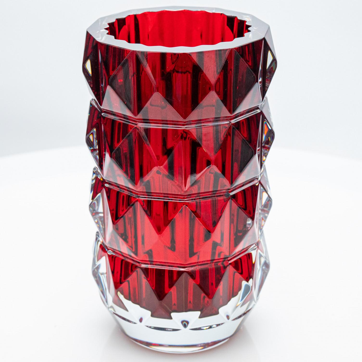 Satz von Baccarat und Sèvres Glasvasen, Kristall, Frankreich (Ende des 20. Jahrhunderts) im Angebot