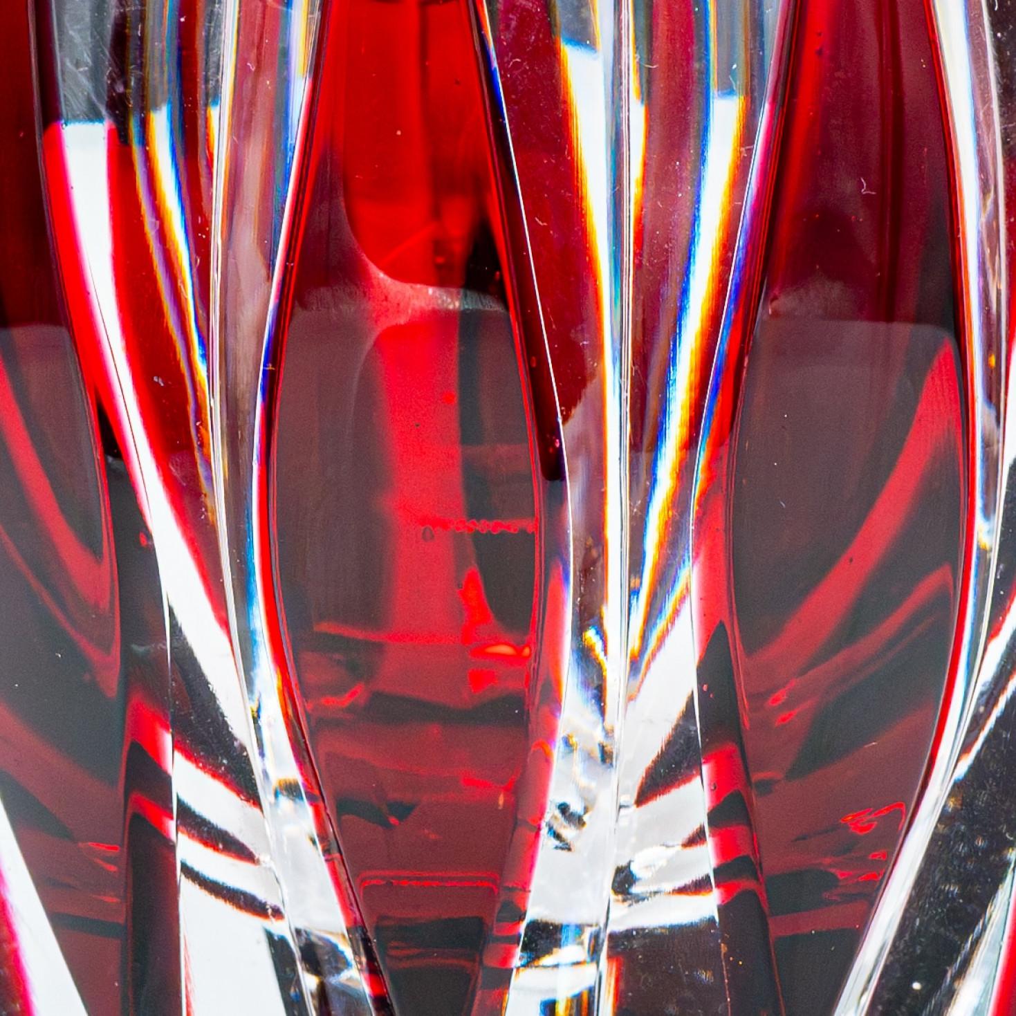 Satz von Baccarat und Sèvres Glasvasen, Kristall, Frankreich im Angebot 2