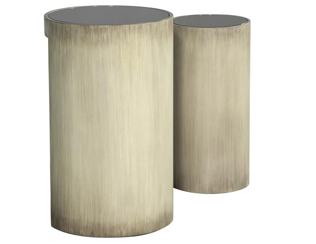 Set of Baker Maguire Moon Modern Accent Tables 2