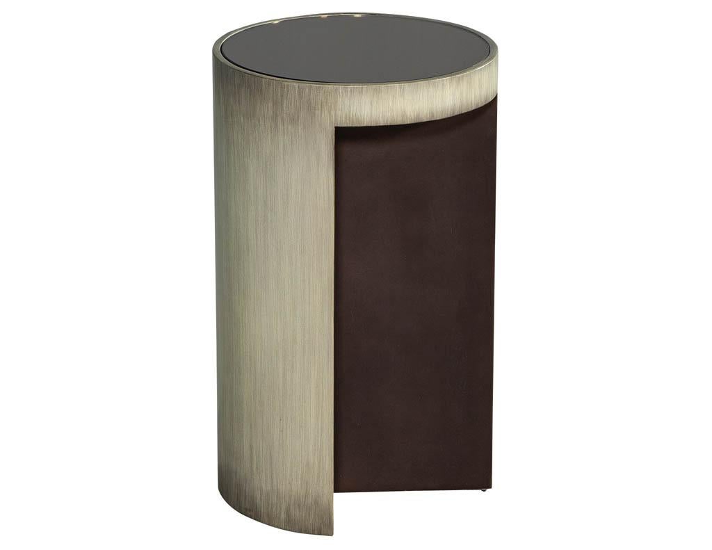 Set of Baker Maguire Moon Modern Accent Tables 3