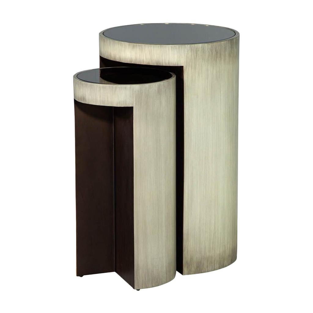 Set of Baker Maguire Moon Modern Accent Tables
