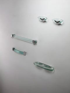 Ensemble de luminaires de salle de bains par Max Ingrand pour Fontana Arte, Italie, années 1960