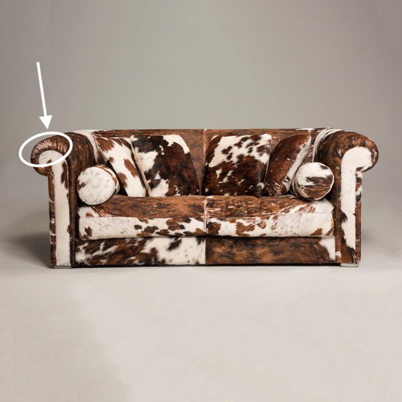 cowprint couch