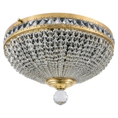 Set of Beaded Crystal Light Fixtures, Sold Individually