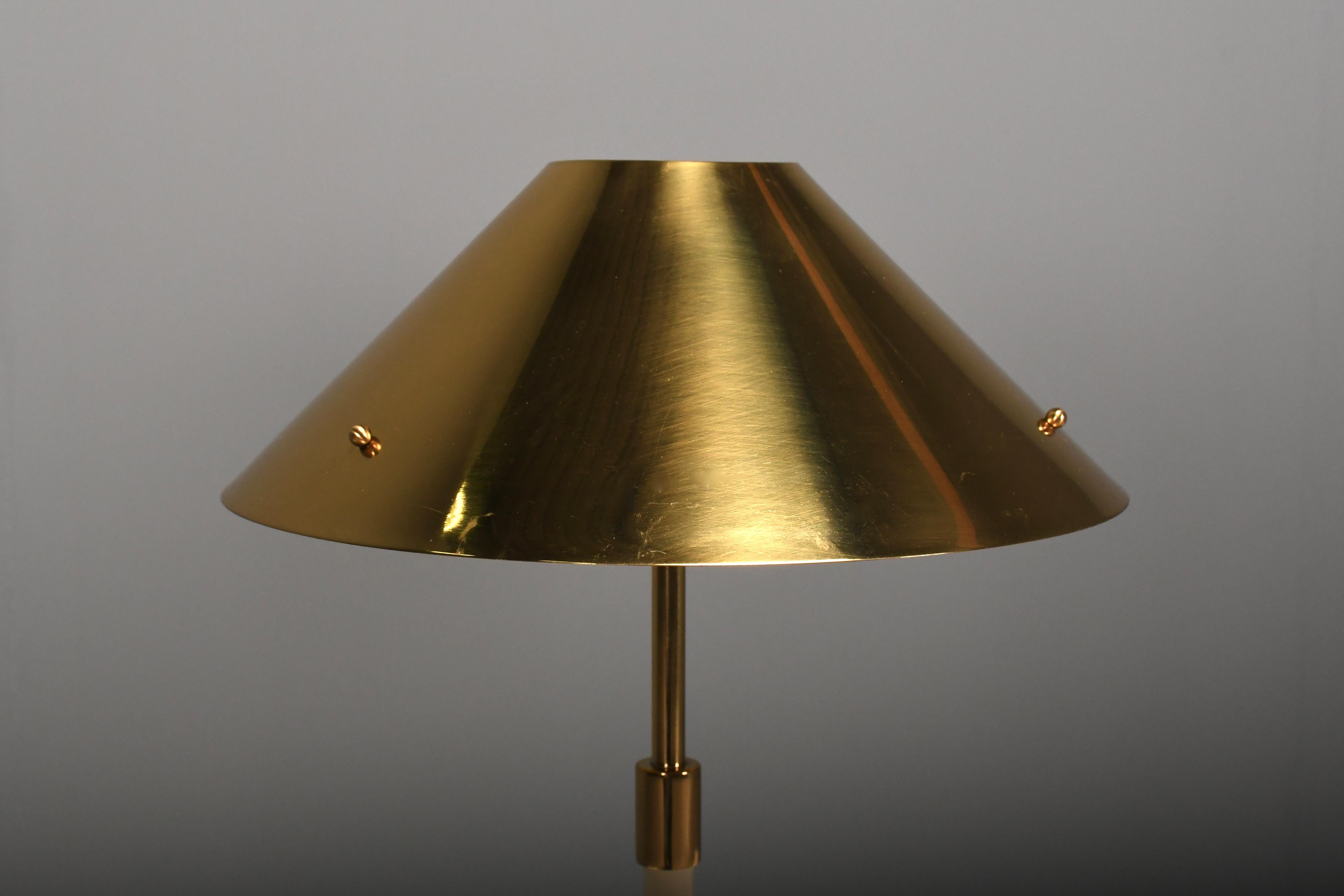 20th Century Set of Beautiful Brass Table Lamps by Mathias Thörner