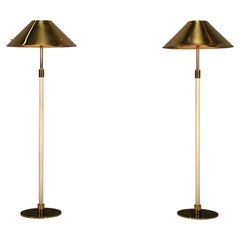 Set of Beautiful Brass Table Lamps by Mathias Thörner