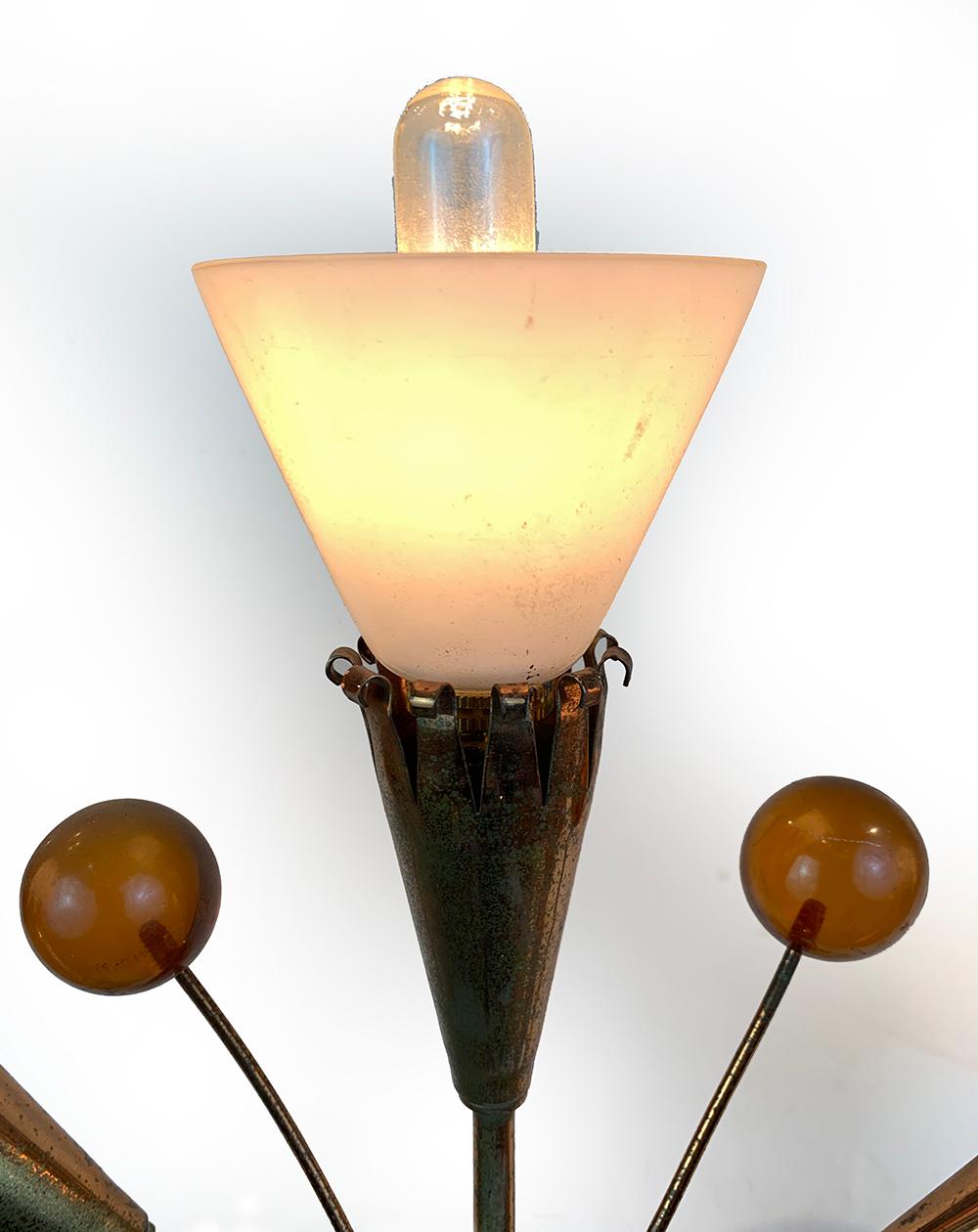 Set of Beautiful Mid Century Modern Stilnovo Style Sconces, circa 1960 For Sale 1