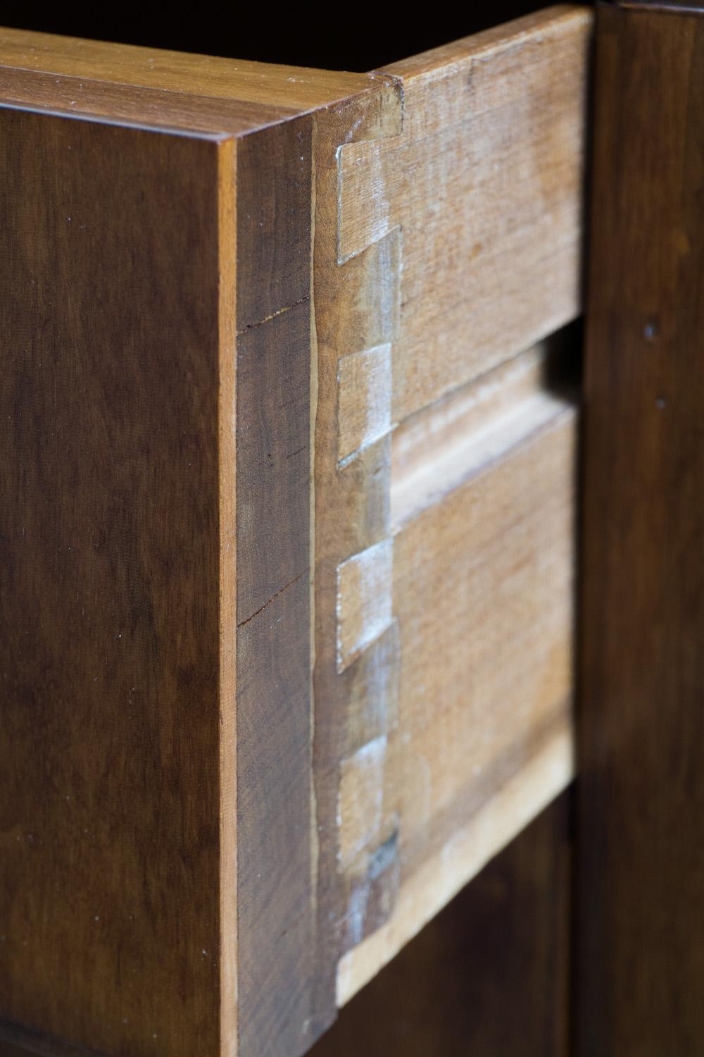 Mid-20th Century Set of Bed Side Tables, Walnut, Ico Parisi, 1960