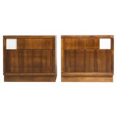 Set of Bed Side Tables, Walnut, Ico Parisi, 1960