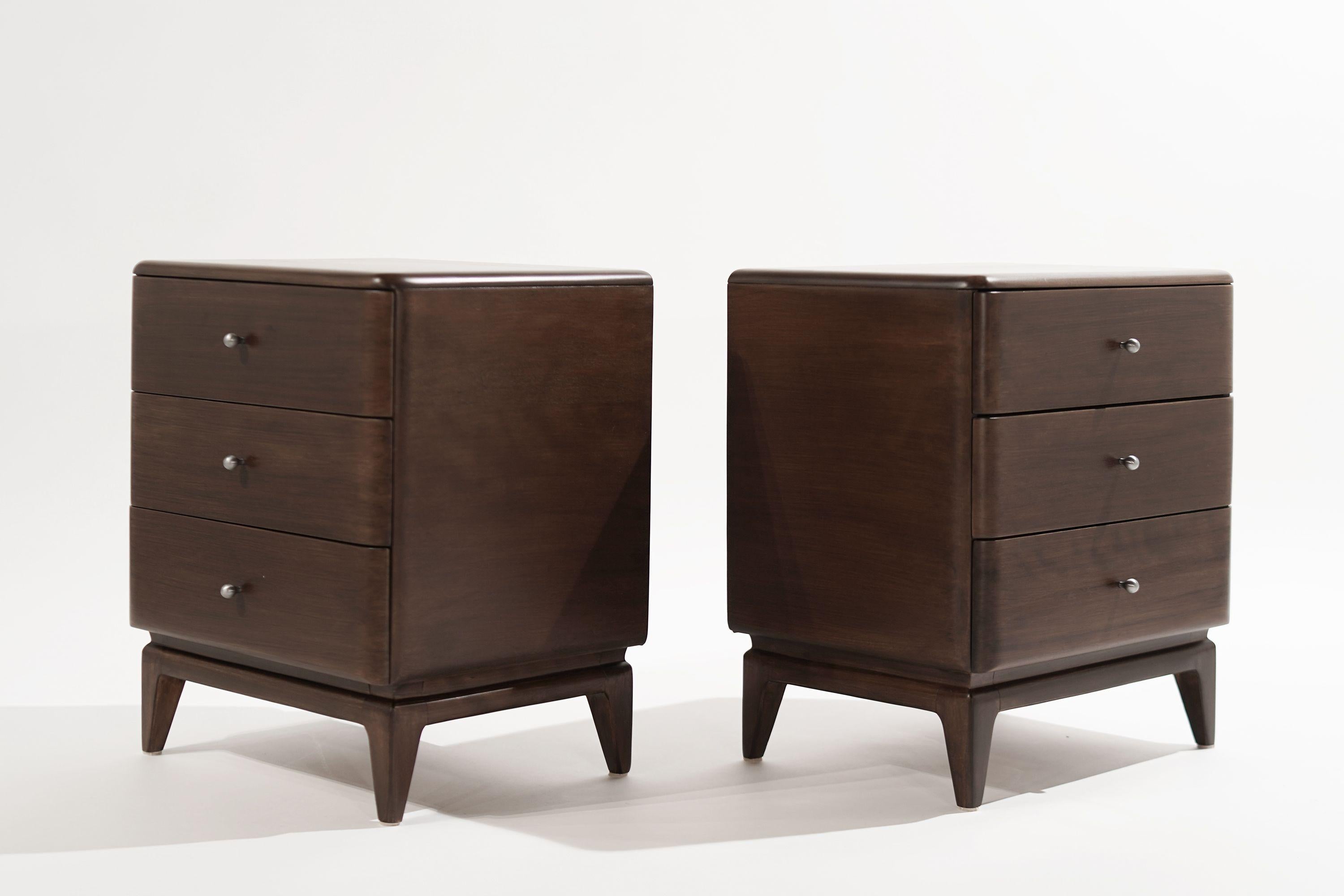 Mid-Century Modern Set of Bedside Tables by Heywood Wakefield, 1950s