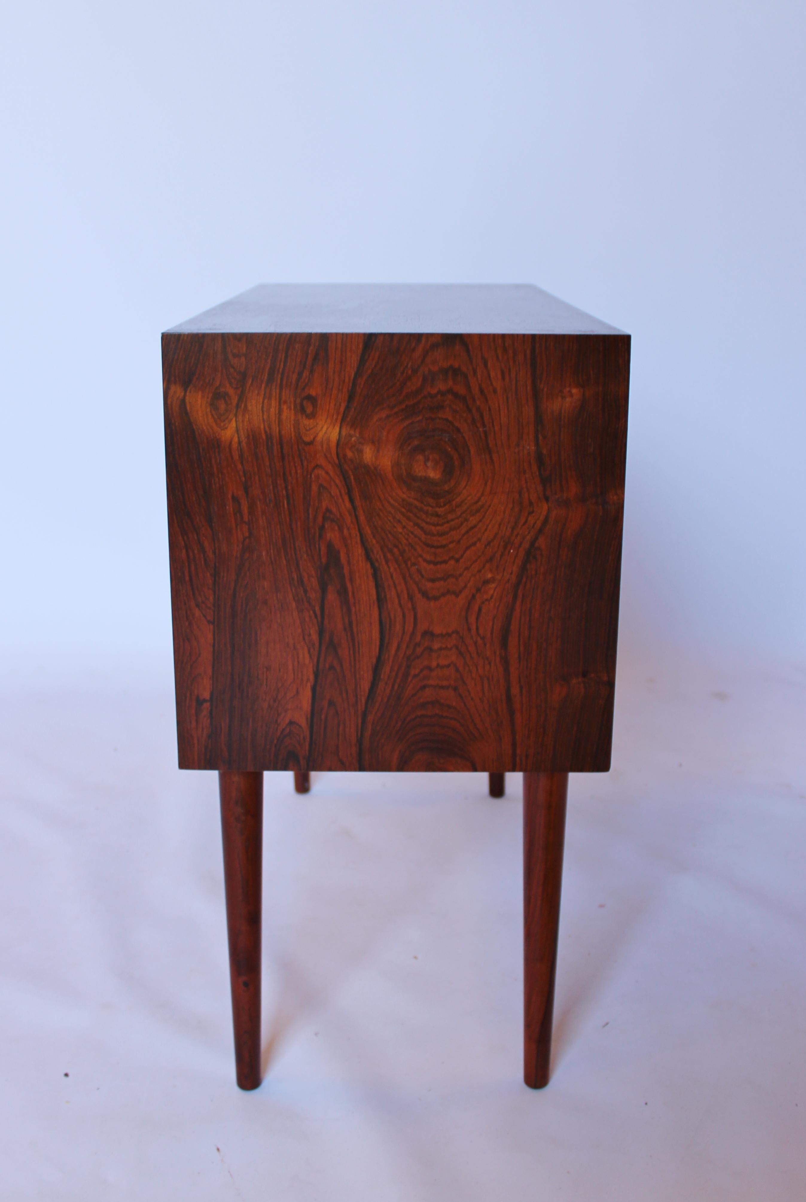 Mid-20th Century Set of Bedside Tables or Chests in Rosewood of Danish Design from the 1960s